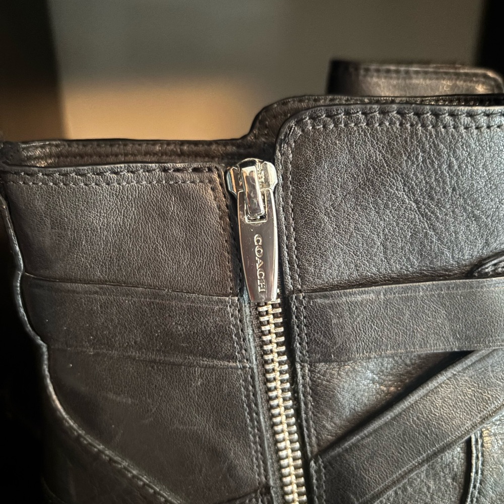 Coach Lannah/Lianne Women’s Black Leather Ankle Boots Sz9B. EXCELLENT CONDITION - Picture 7 of 12